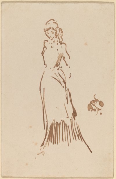 Ayakta Kadın Figürü by James Abbott McNeill Whistler