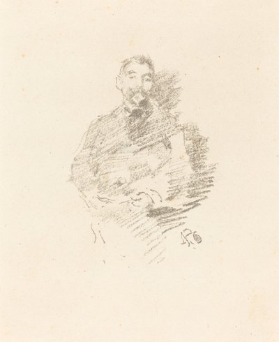 Stephane Mallarme by James Abbott McNeill Whistler