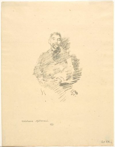 Stephane Mallarme by James Abbott McNeill Whistler
