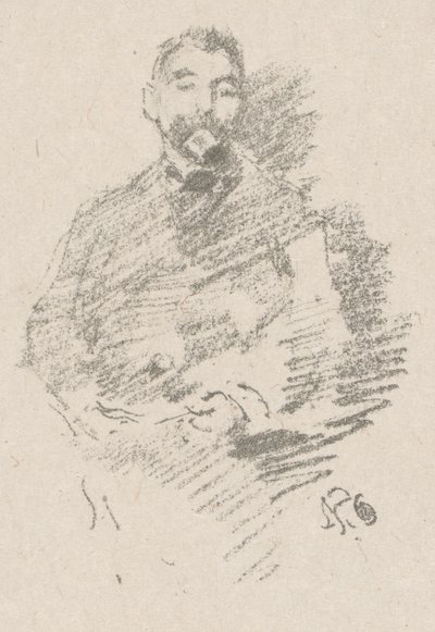 Stephane Mallarme by James Abbott McNeill Whistler