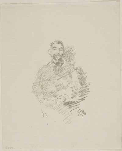 Stephane Mallarme by James Abbott McNeill Whistler