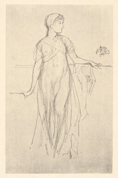 Çalışma, Klasik Figür by James Abbott McNeill Whistler