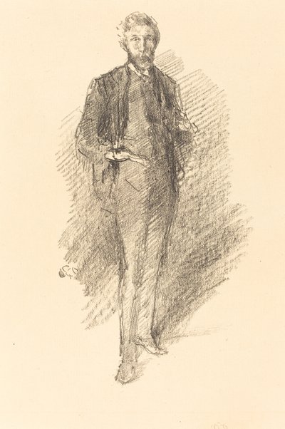 Çalışma: Joseph Pennell by James Abbott McNeill Whistler