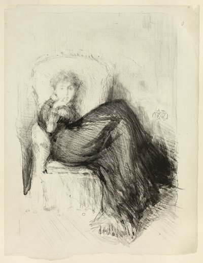 Çalışma: Maud Oturan by James Abbott McNeill Whistler