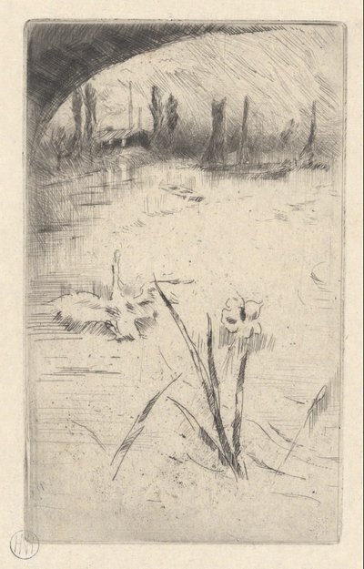 Kuğu ve İris by James Abbott McNeill Whistler