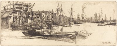 Thames Depoları by James Abbott McNeill Whistler