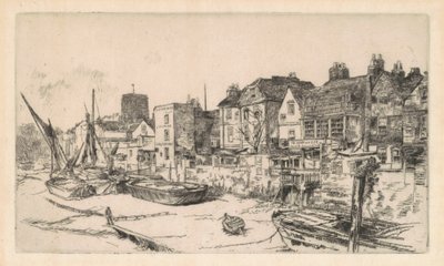 'Adem ve Havva', Eski Chelsea by James Abbott McNeill Whistler