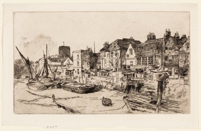 "Adem ve Havva", Eski Chelsea by James Abbott McNeill Whistler