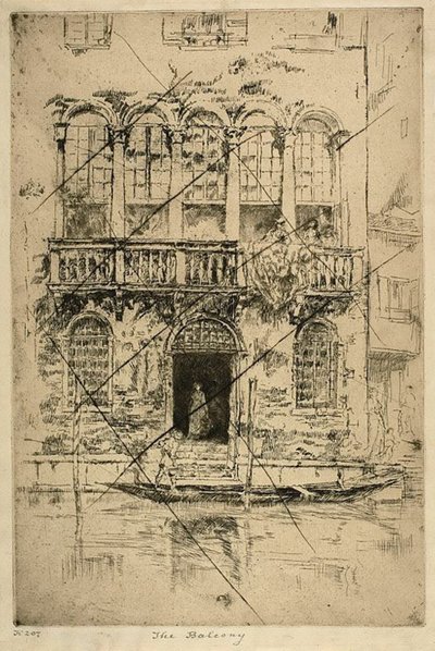 Balkon by James Abbott McNeill Whistler