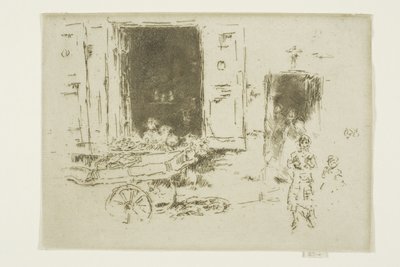 Barrow - Marolles Bölgesi, Brüksel by James Abbott McNeill Whistler