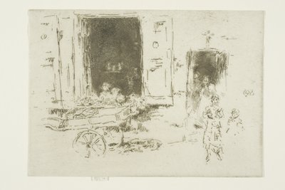 Barrow - Marolles Bölgesi, Brüksel by James Abbott McNeill Whistler