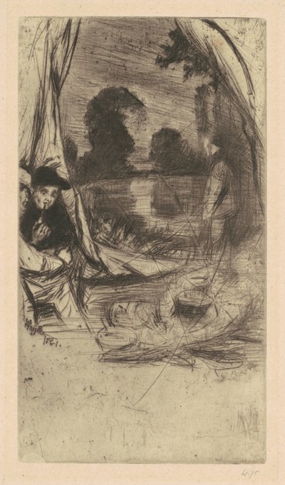 Kamp by James Abbott McNeill Whistler