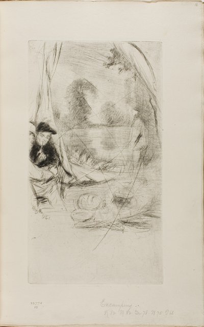 Kamp by James Abbott McNeill Whistler