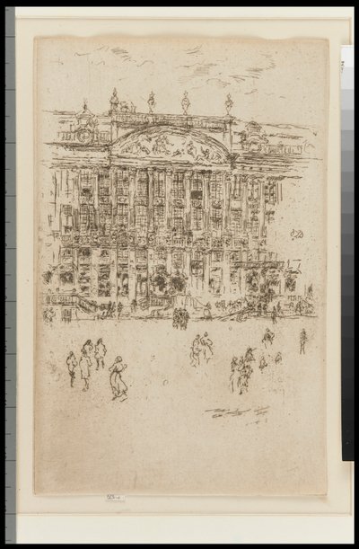 Kilise- Brüksel (Hayranlık) by James Abbott McNeill Whistler
