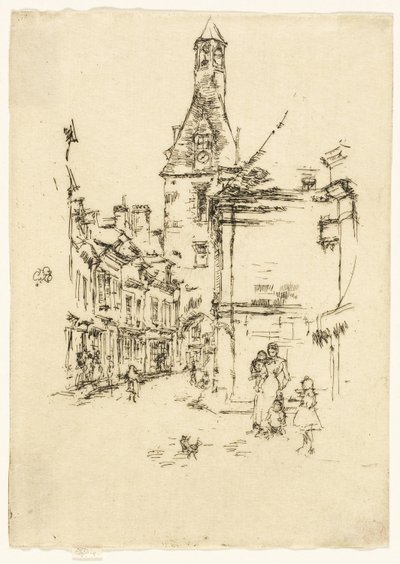 Saat Kulesi - Amboise by James Abbott McNeill Whistler