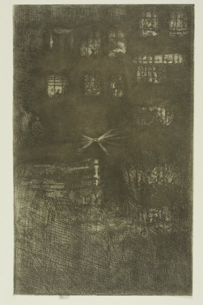 Dans Evi: Gece by James Abbott McNeill Whistler