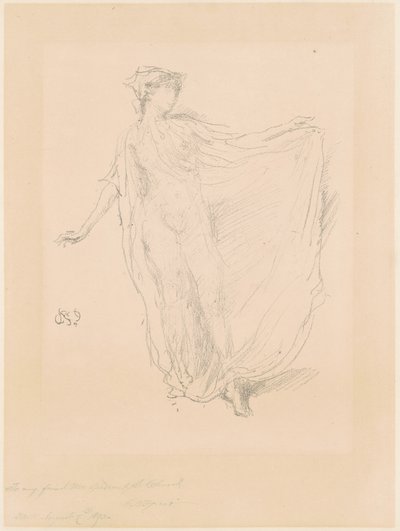 dans eden kız by James Abbott McNeill Whistler