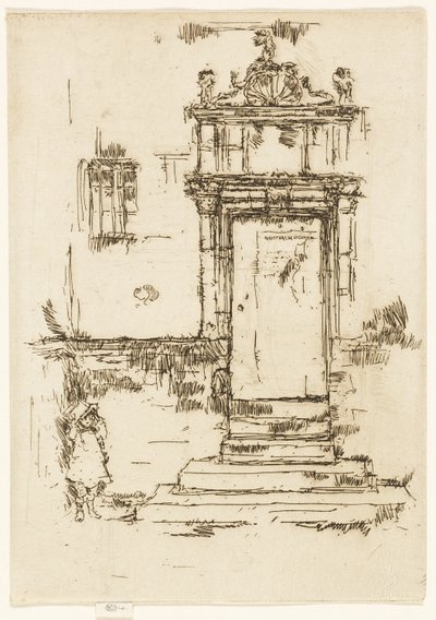 Şapelin Kapısı, Montrésor by James Abbott McNeill Whistler