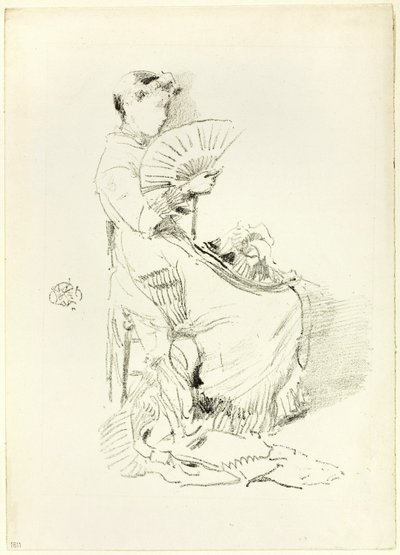 Fan by James Abbott McNeill Whistler
