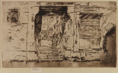 Balık Dükkanı, Venedik by James Abbott McNeill Whistler