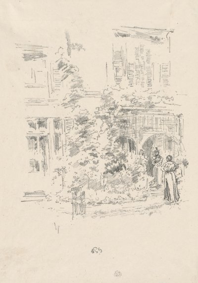 Bahçe Sundurması by James Abbott McNeill Whistler