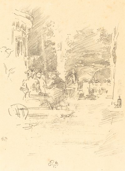 Küçük Kafe au Bois by James Abbott McNeill Whistler