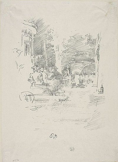 Küçük Kafe au Bois by James Abbott McNeill Whistler