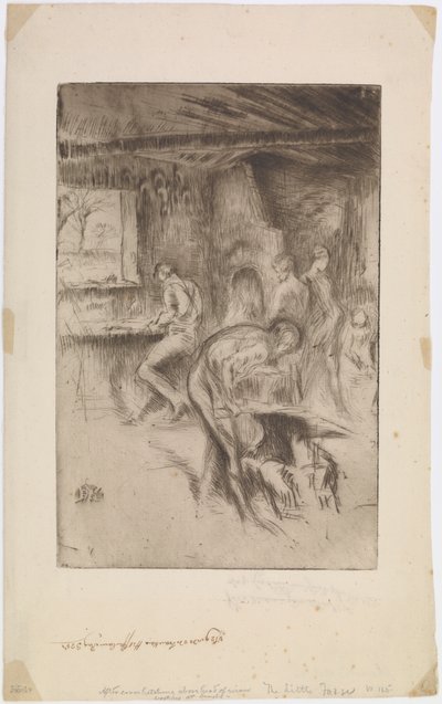 Küçük Demirhane, Liverpool by James Abbott McNeill Whistler