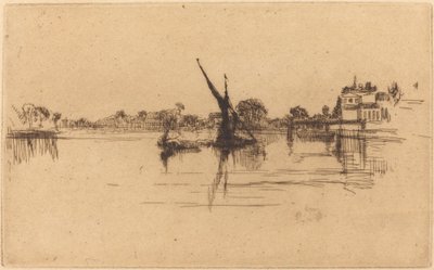 Küçük Putney, No.II by James Abbott McNeill Whistler