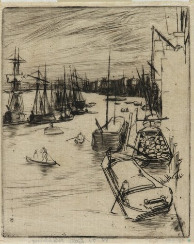 Küçük Rotherhithe by James Abbott McNeill Whistler