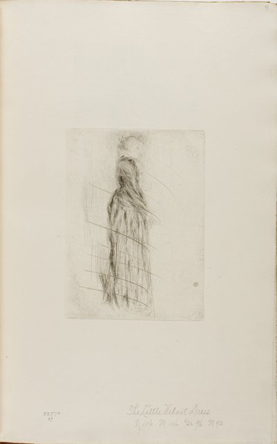Küçük Kadife Elbise by James Abbott McNeill Whistler