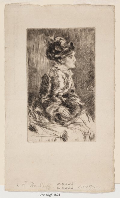 muff by James Abbott McNeill Whistler