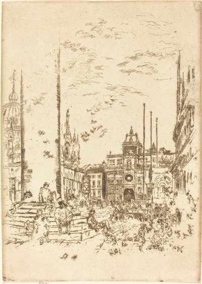 Piazzetta by James Abbott McNeill Whistler