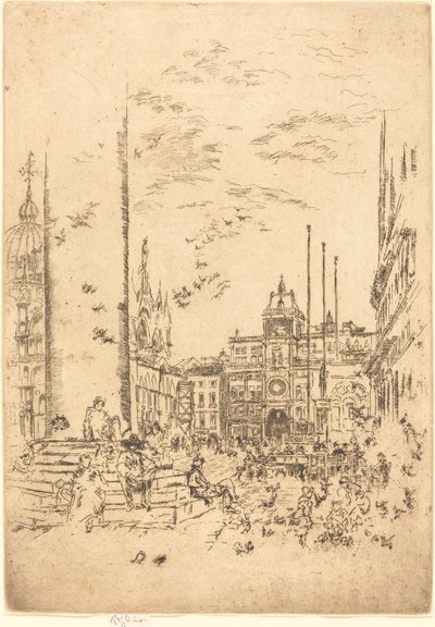 Piazzetta by James Abbott McNeill Whistler