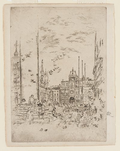 Piazzetta by James Abbott McNeill Whistler