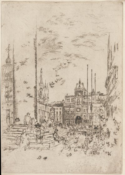 Piazzetta by James Abbott McNeill Whistler