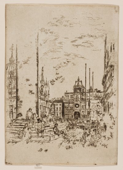 Piazzetta by James Abbott McNeill Whistler