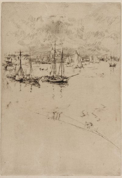 Vapur, Venedik by James Abbott McNeill Whistler