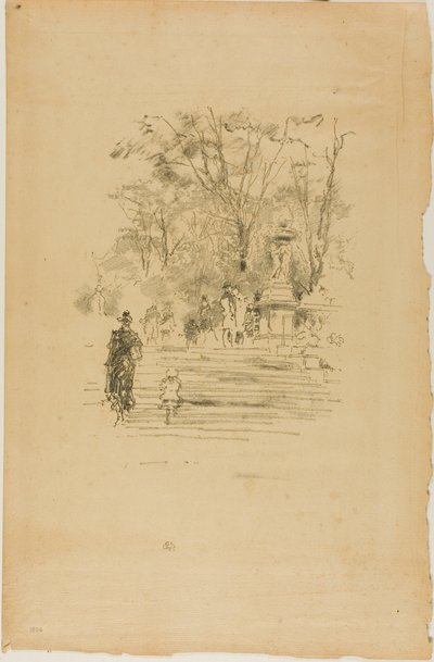 Adımlar, Lüksemburg by James Abbott McNeill Whistler