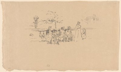 Teras, Lüksemburg by James Abbott McNeill Whistler