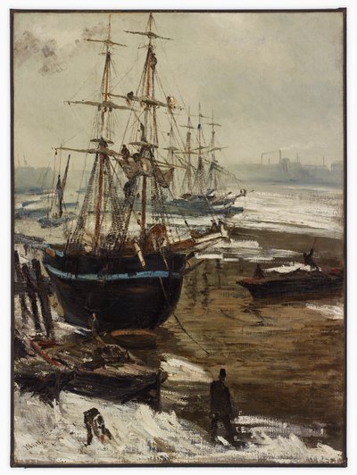 Buzdaki Thames by James Abbott McNeill Whistler