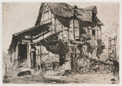 Güvensiz Apartman. Doğadan On İki Gravürden Biri (Fransız Seti) by James Abbott McNeill Whistler