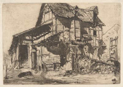 Fransız Setinden Güvensiz Kiracı (Douze Eaux-Fortes d by James Abbott McNeill Whistler