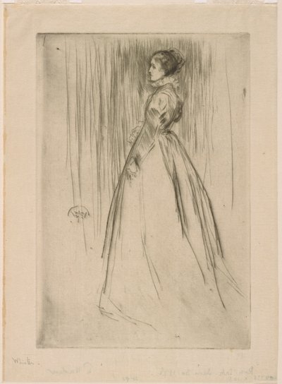 Kadife Elbise (Mrs. Leyland) by James Abbott McNeill Whistler