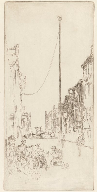 Venedik direği by James Abbott McNeill Whistler