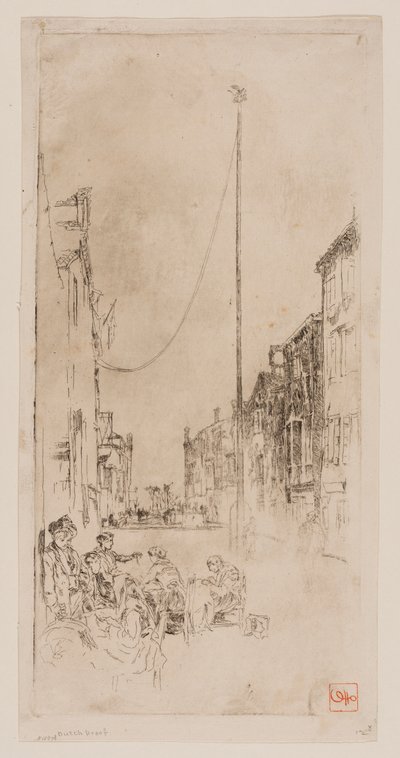 Venedik direği by James Abbott McNeill Whistler