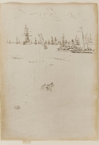 Ziyaretçi Teknesi by James Abbott McNeill Whistler