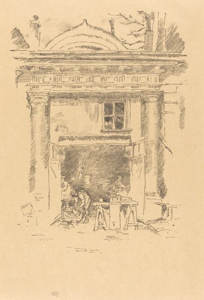 Whitesmiths, Impasse des Carmelites by James Abbott McNeill Whistler