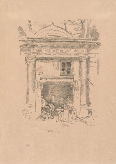 Whitesmiths, Impasse des Carmelites by James Abbott McNeill Whistler