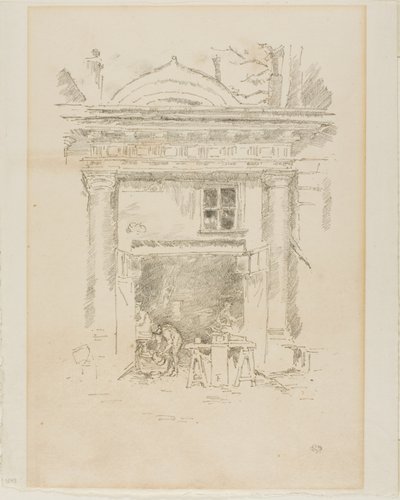 Whitesmiths, Impasse des Carmelites by James Abbott McNeill Whistler
